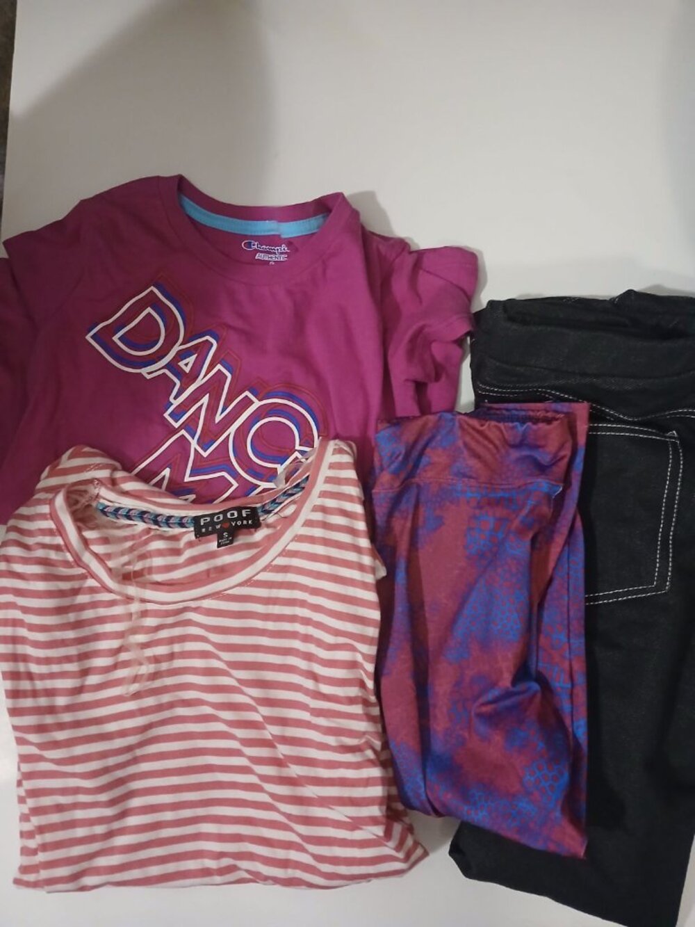 Girls Size S Clothes Lot Leggings Pants Shirts
